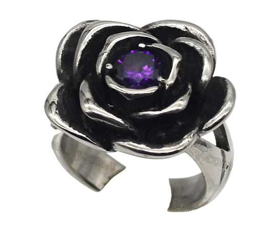 Rose with Purple Jewel #9